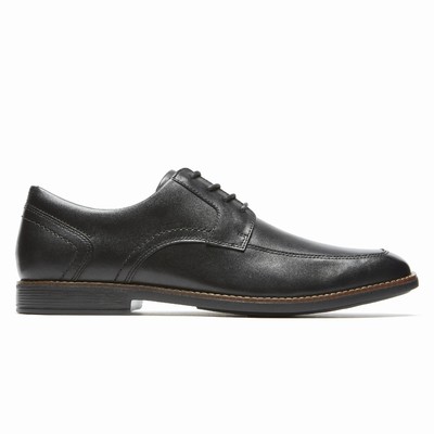 Rockport Slayter Apron Toe Oxfords Schuhe Herren Schwarz VQI-905178